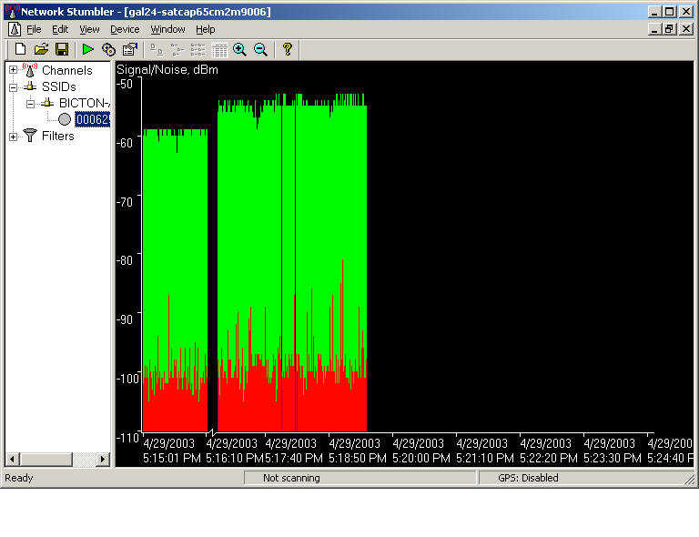 No Aps Active Network Stumbler.